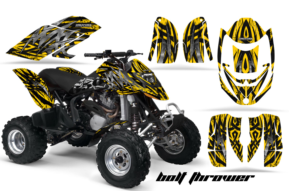 Can-Am DS650 Graphics Kit Bolt Thrower Yellow BB